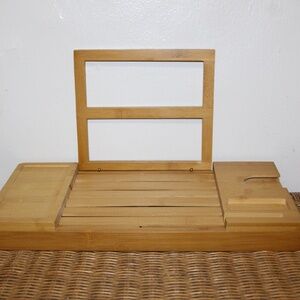 Yirilan Bamboo Bathtub Caddy Tray.